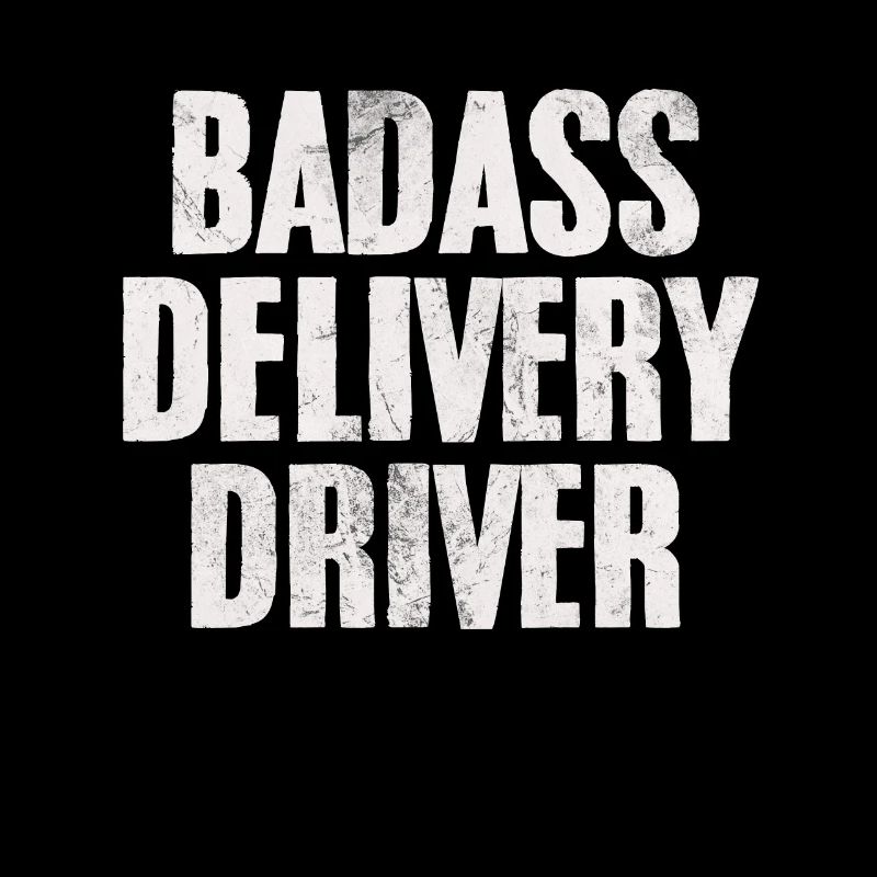 Badass Delivery Driver Package Parcel Delivery