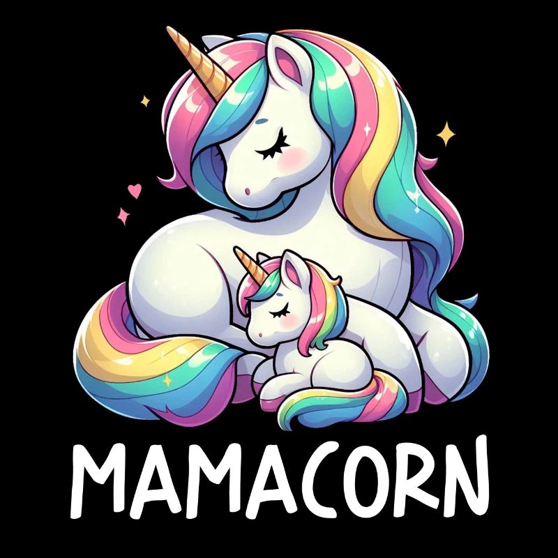 Mamacorn Einhornkostüm Lustige Mutter Mama