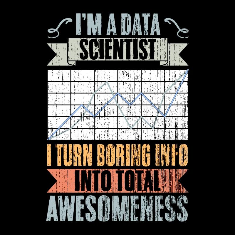 Retro Data Scientist Turn Boring Info Into Total