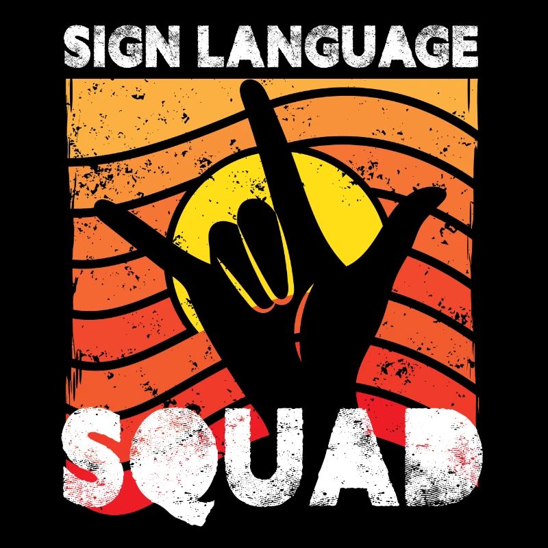 sign language squad Design for a sign language