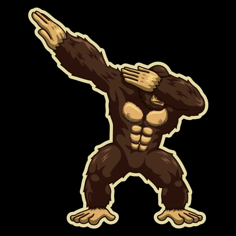 Singe Chimpanzé Gorille Dabbing Ape