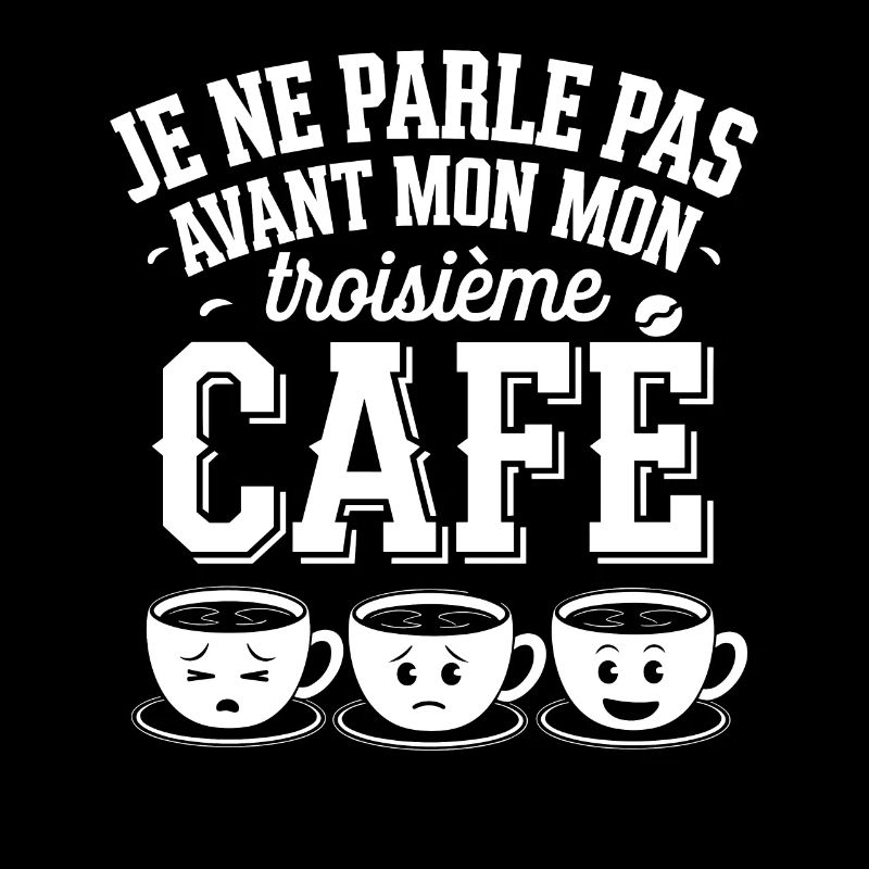 I don't speak until my third caffeine coffee