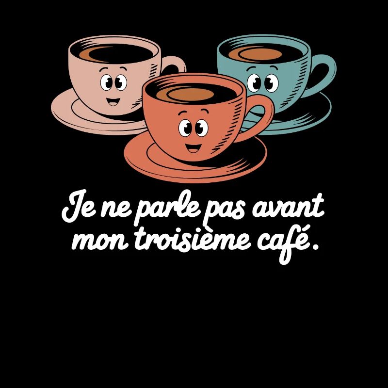 I don't speak until my third coffee