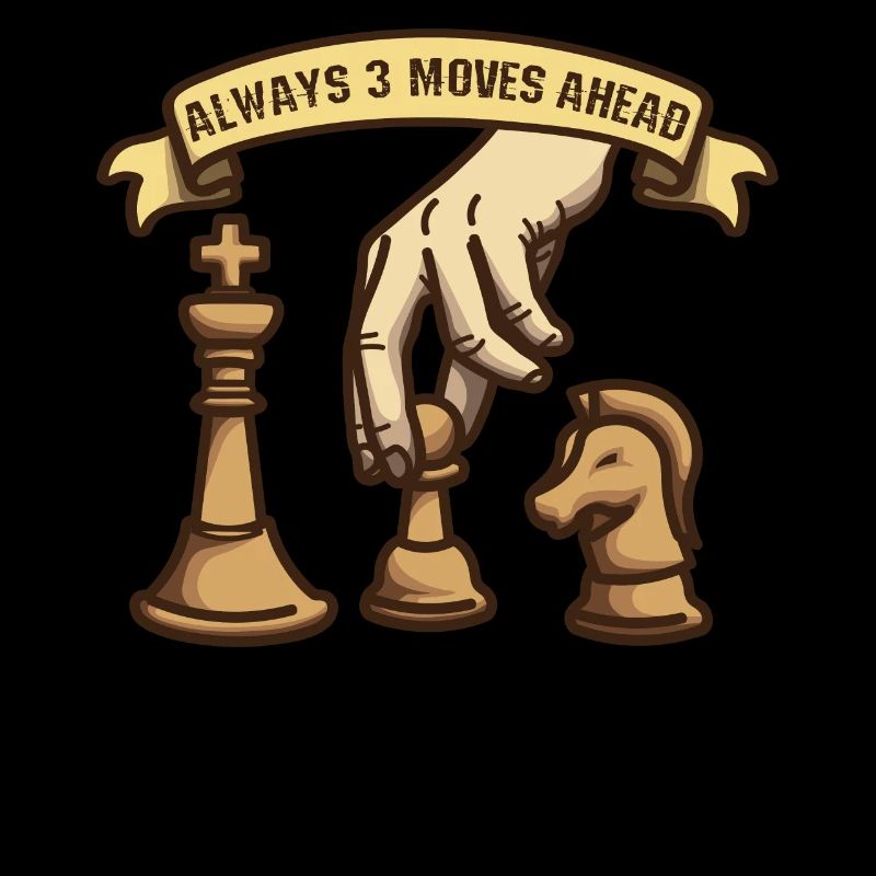 Toujours 3 coups d’avance Échiquier Échecs