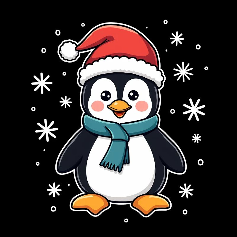Pinguin - Weihnachtshemd