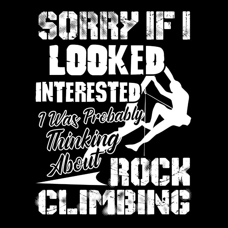 Rock Climbing Thinking About Rock Climbing