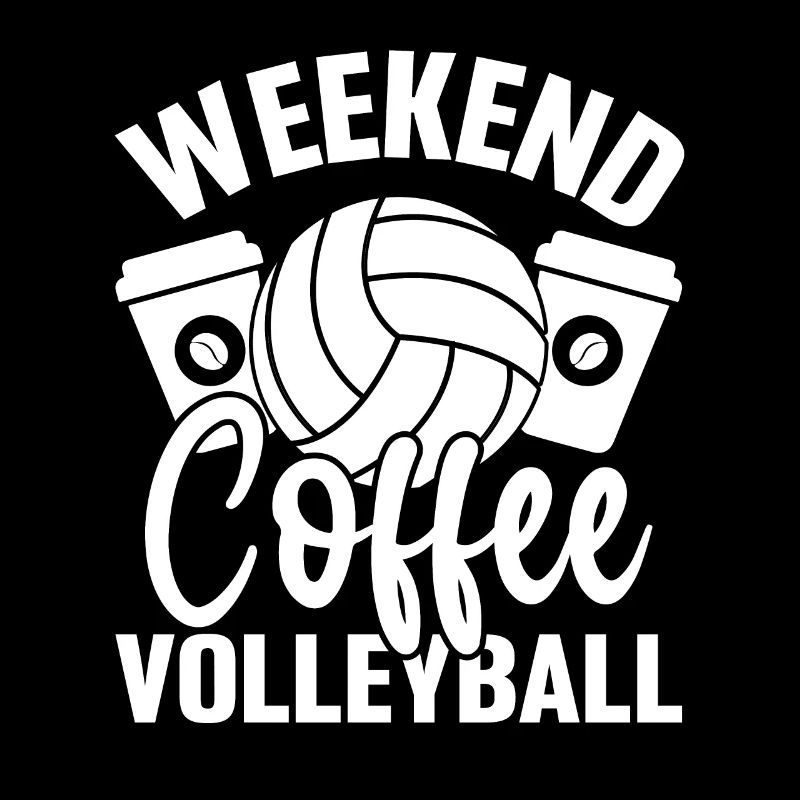 Week-end café volley-ball bosse ensemble Spike
