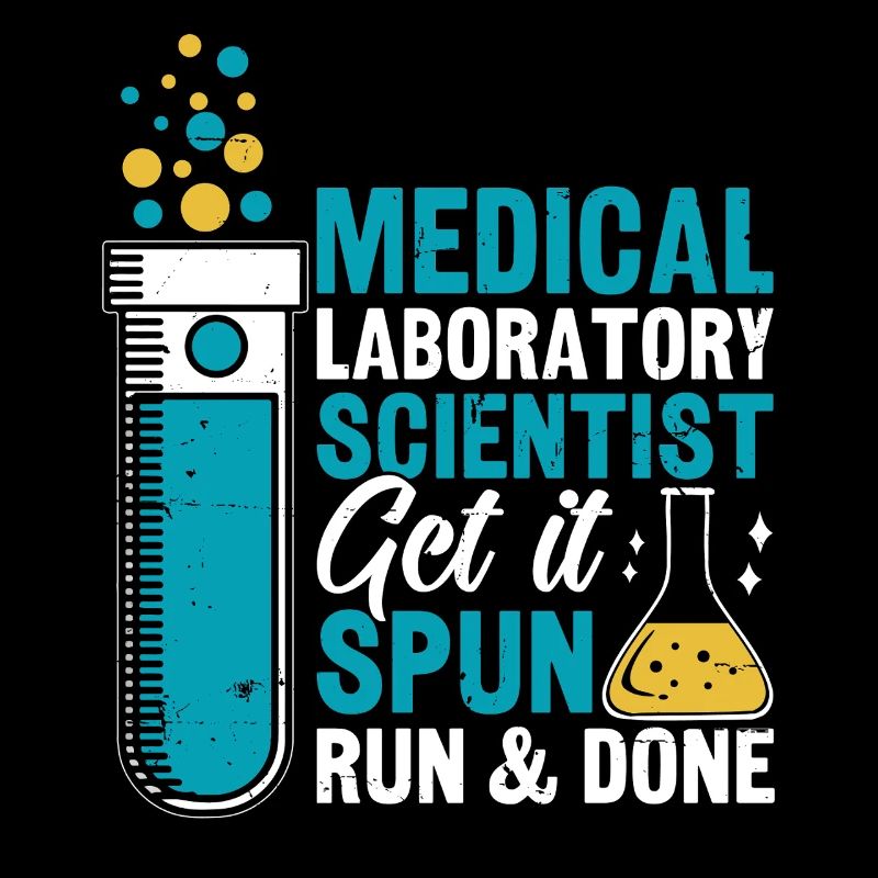 Get It Spun Run And Done Funny Medical Laboratory