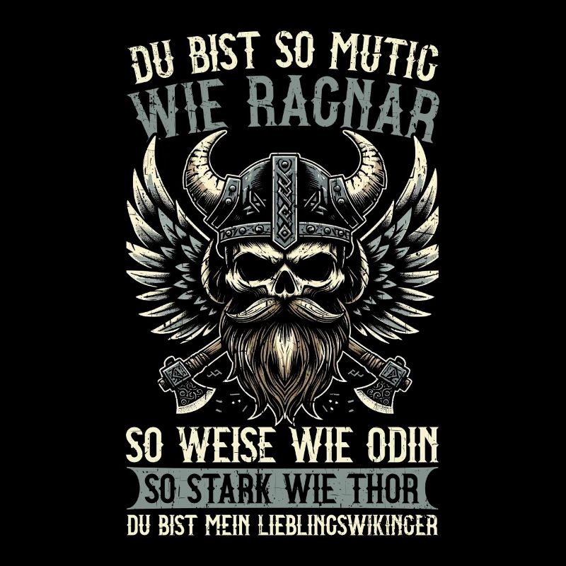 Wikinger Papa Vatertag Vaterschaft Elternteil
