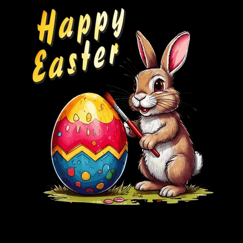 LAPIN DE PÂQUES Joyeuses Pâques