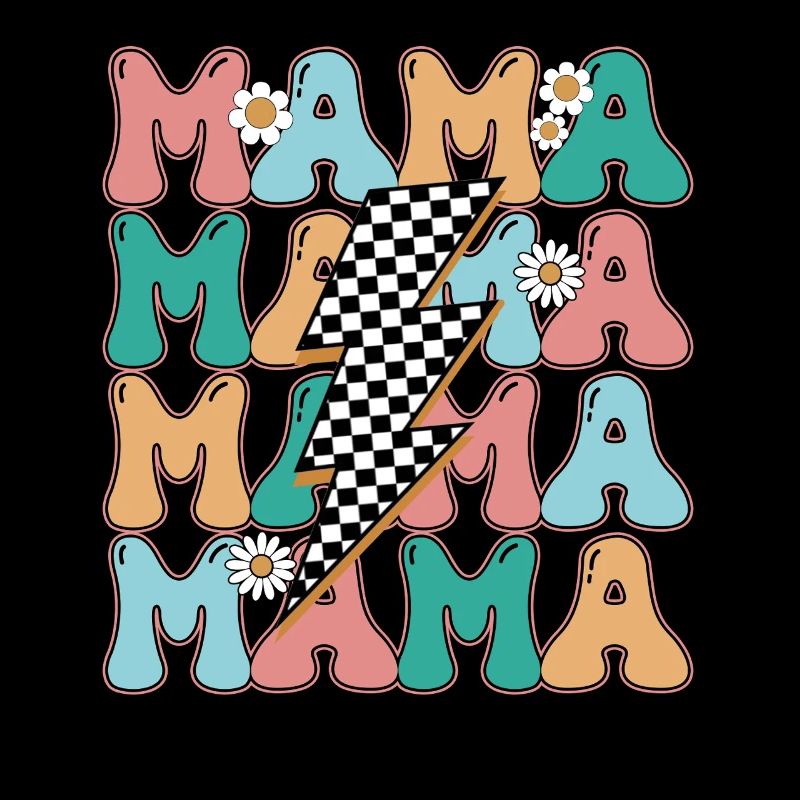 Groovy Mama Mutterschaft Elternteil Muttertag