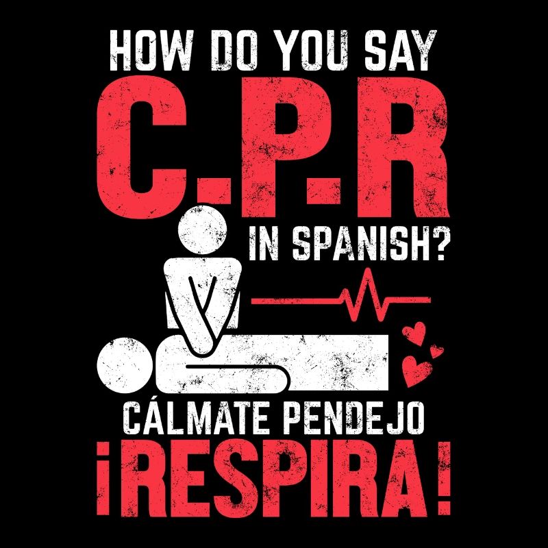 Comment dit-on RCR en espagnol Funny EMT
