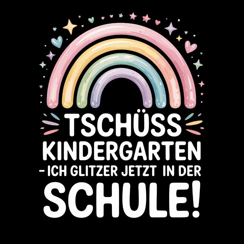 Tschüss Kindergarten Einschulung 2025 Mädchen