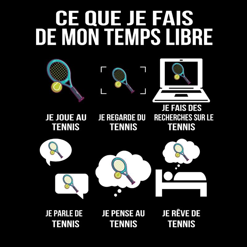Ce que je fais de mon temps libre – Tennis