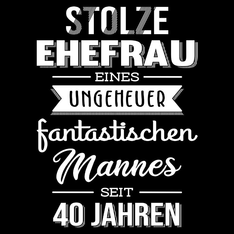 40 Hochzeitstag Rubinhochzeit Geschenk Ehefrau