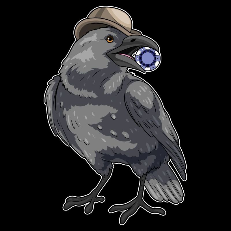 Crow Poker Poker Chips