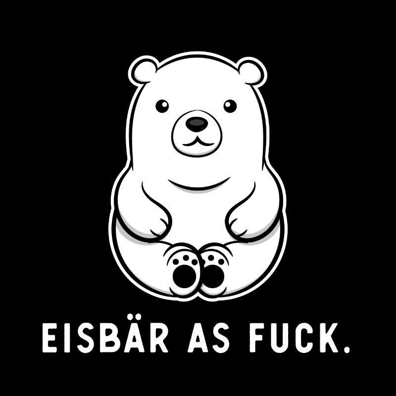 Cooler Eisbär Geschenk