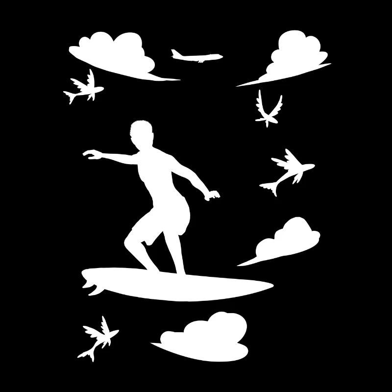 Surfeurs nuages