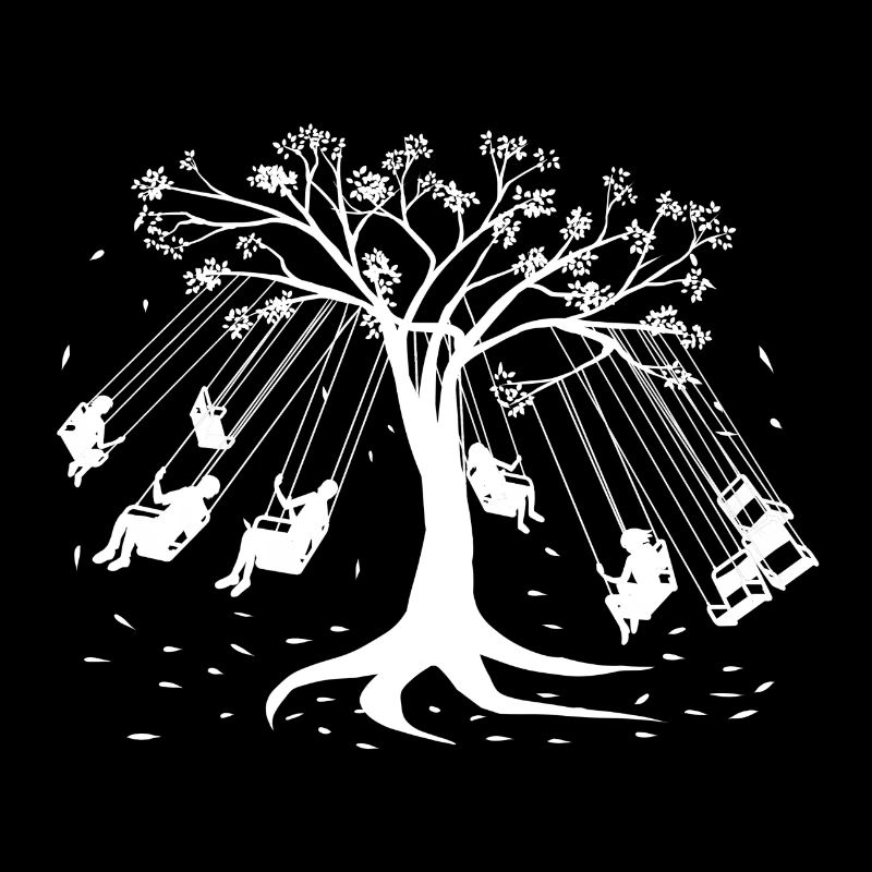 Karussell Geschenk Baum Kinder Glück