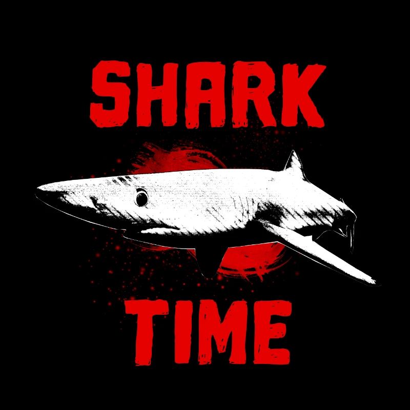 Great white shark fish ocean
