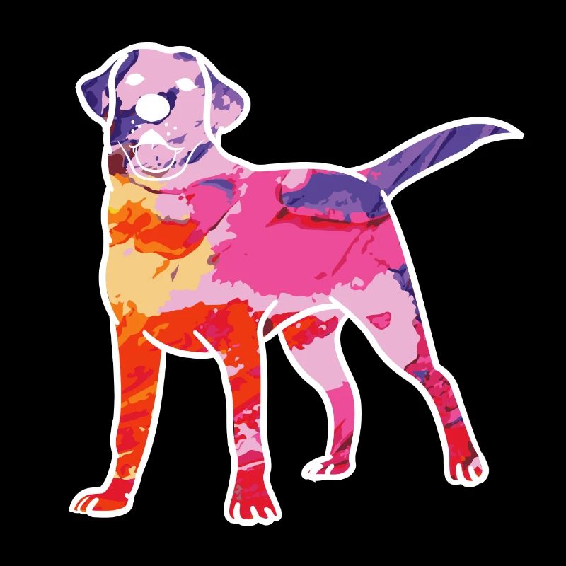 Regenbogen Labrador Retriever Hund Geschenk