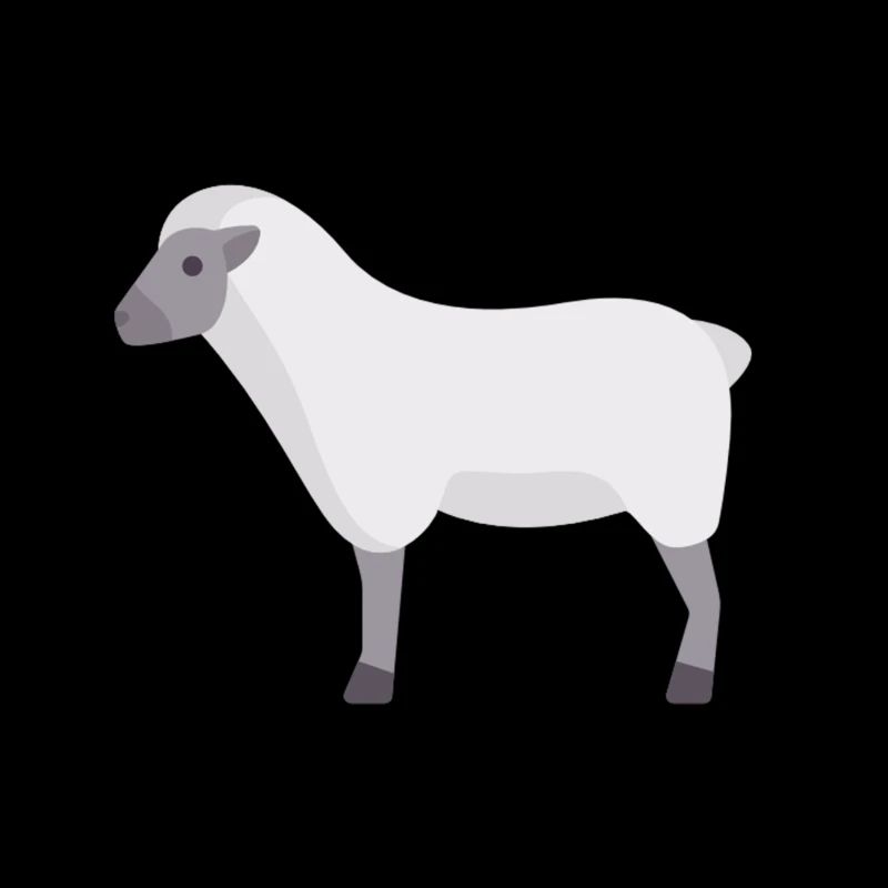 white cloud sheep
