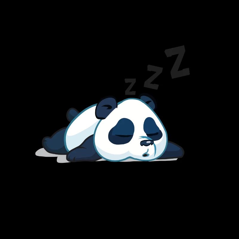 Sleeping panda
