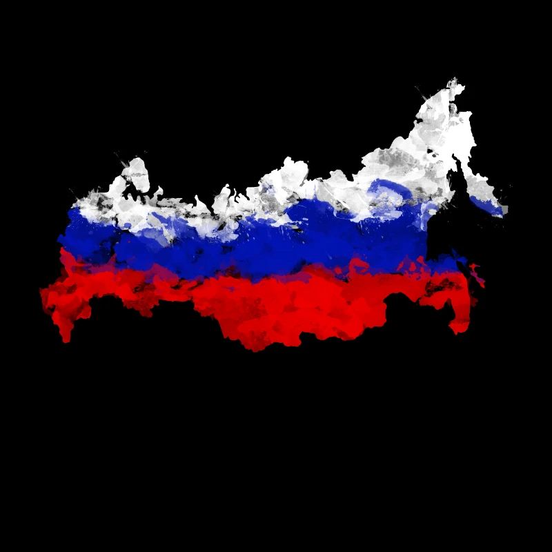 RUSSIE DRAPEAU RUSSIE GRAFFITI LAND