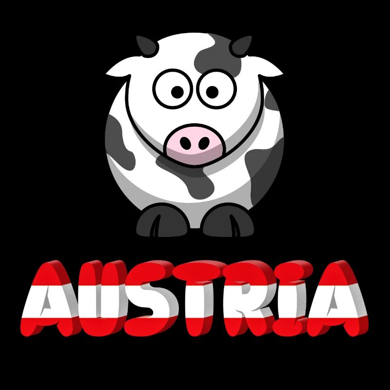 Austria mit Kuh