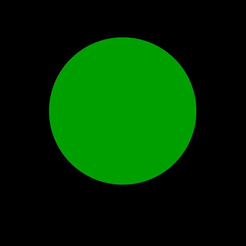 cercle vert sphère
