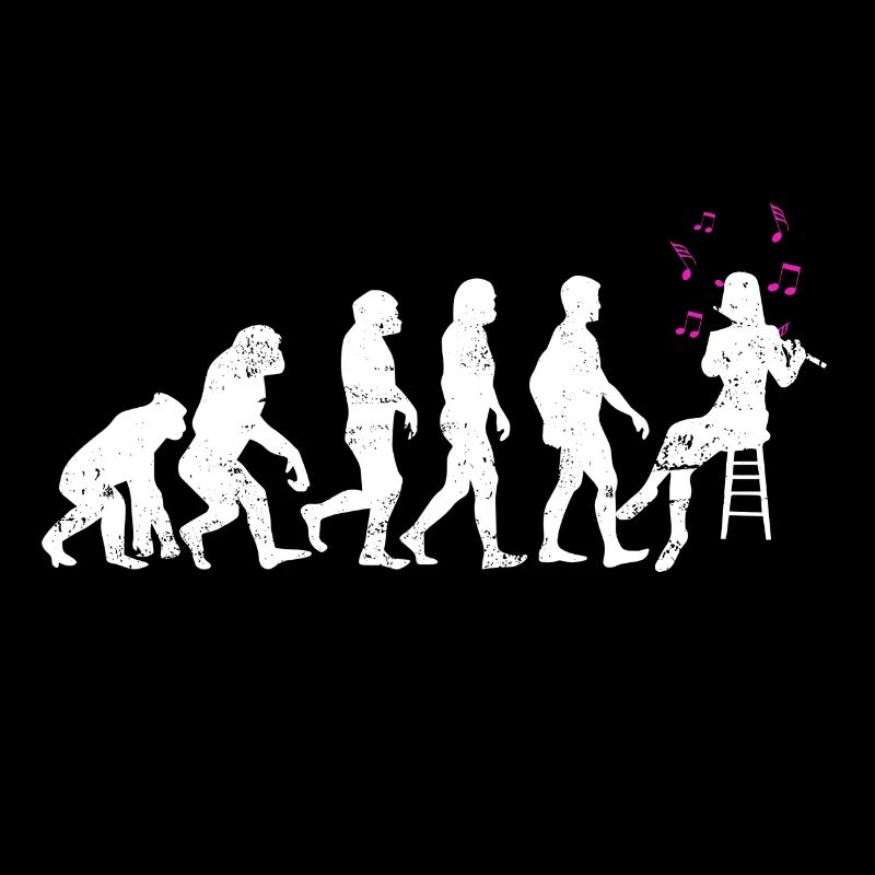 Instrument de flûte d'évolution