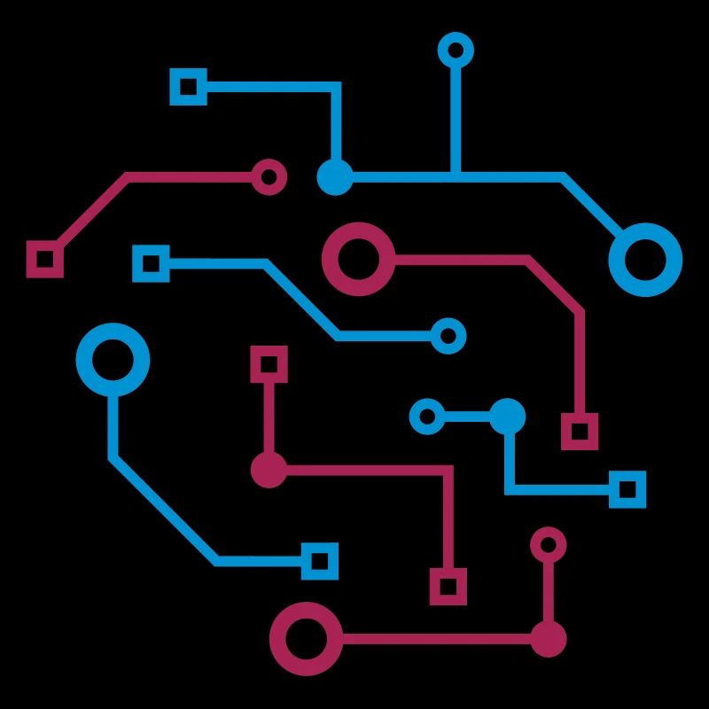 Computer Nerd CPU Data Circuit Electrical