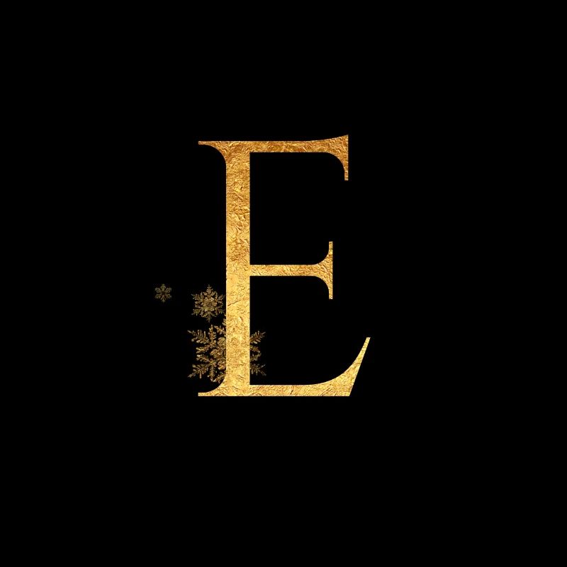 Initial letter E