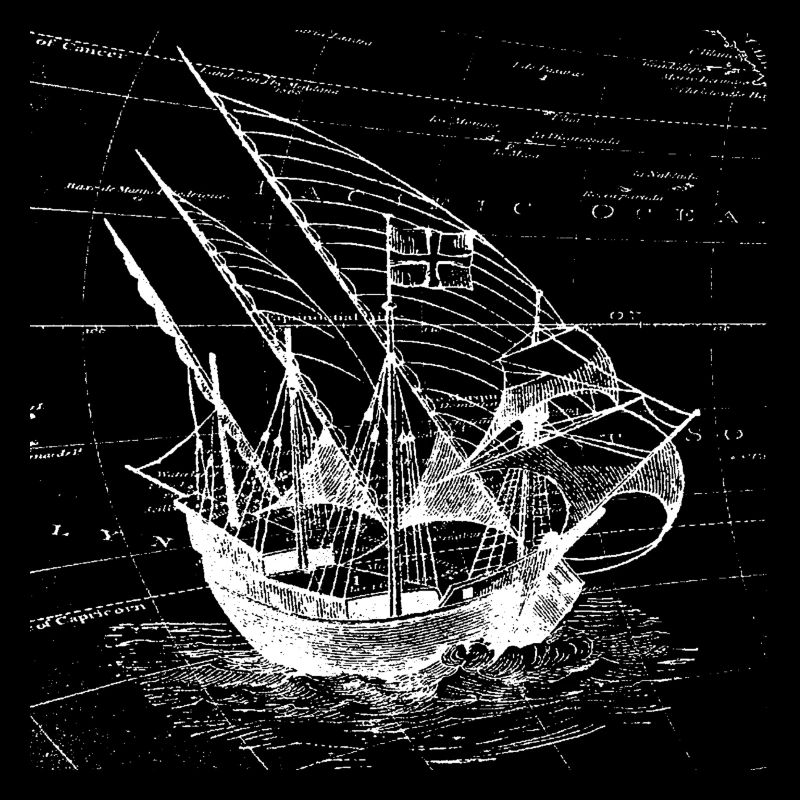 Sailing ship drawing