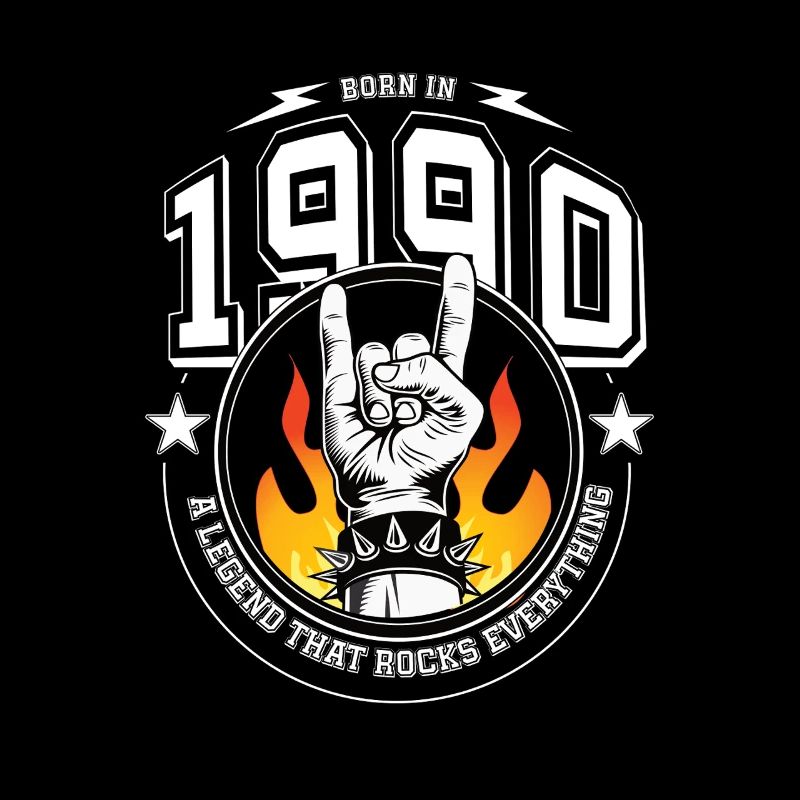 1990 Geburtstag, rockt alles