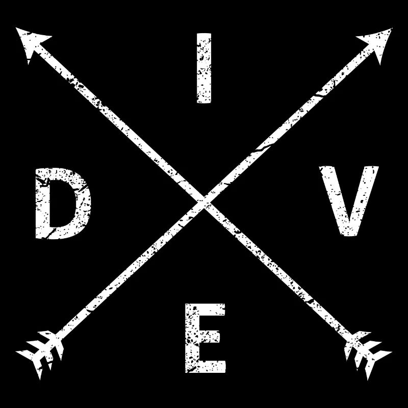 Diving Logo Diver Gift Vintage Scuba