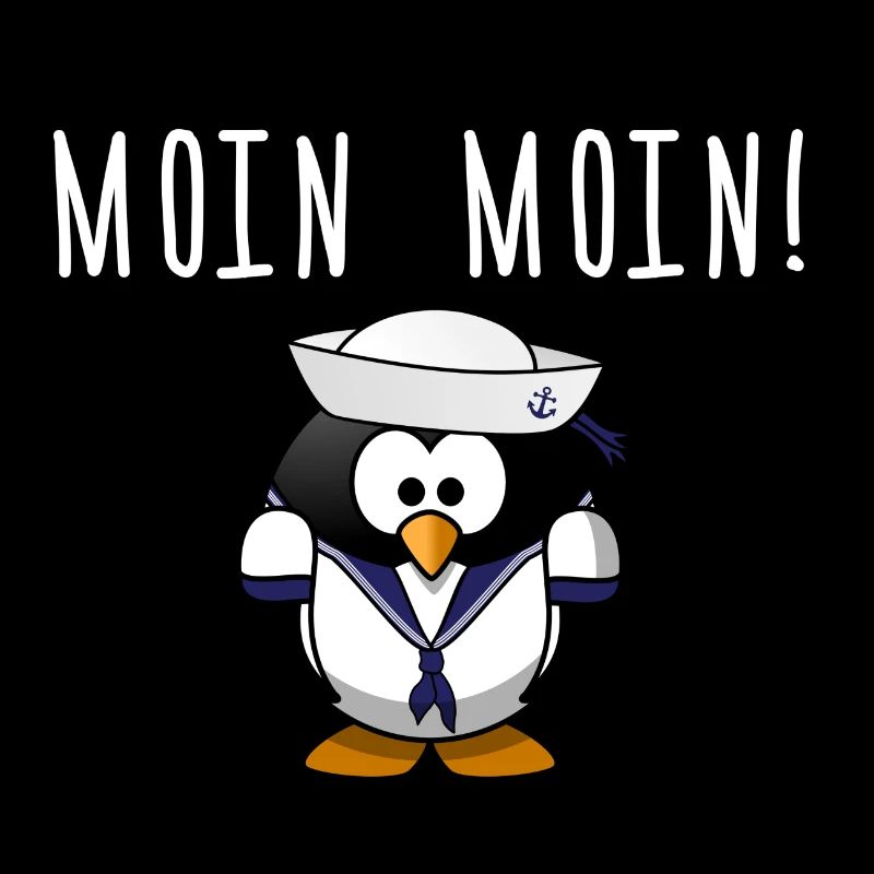 Moin Moin Pinguin Geschenk