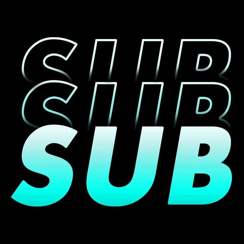 SUB - devot - leutend blau Verlaufseffekt