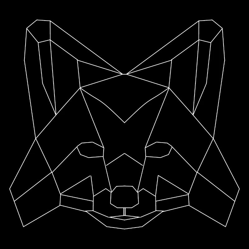 Fuchs Polygone weiss