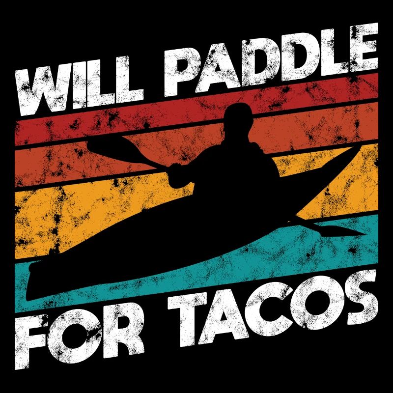 Kayaking paddle for tacos cinco de mayo kayak
