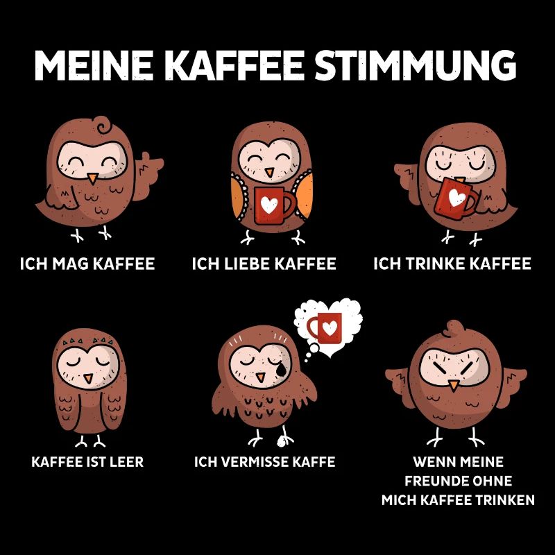 Kaffee Stimmungen Eule