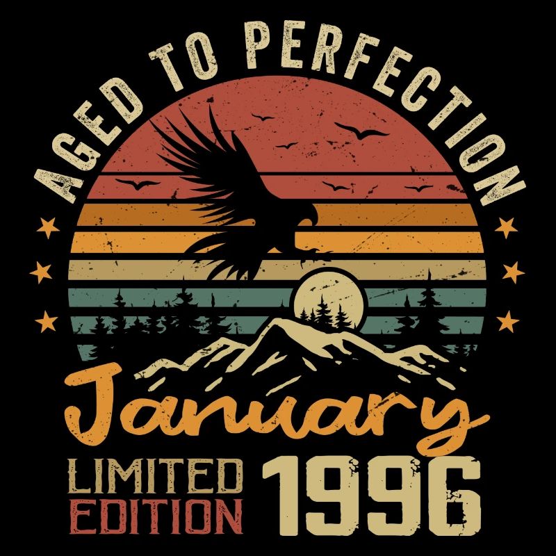 Januar 1996 Retro Vintage Geburtstagsgeschenk