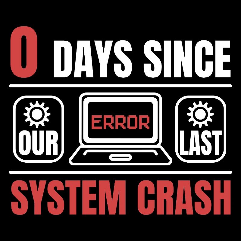 Support technique 0 jours depuis notre dernier crash sur PC