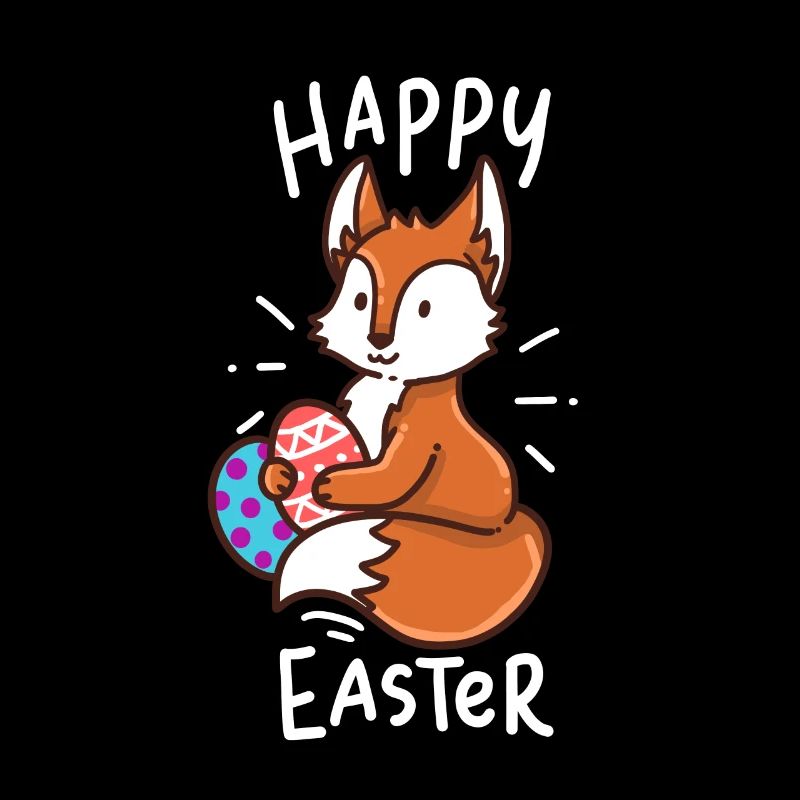Fox - Vixen - Easter - Happy Easter - Gift