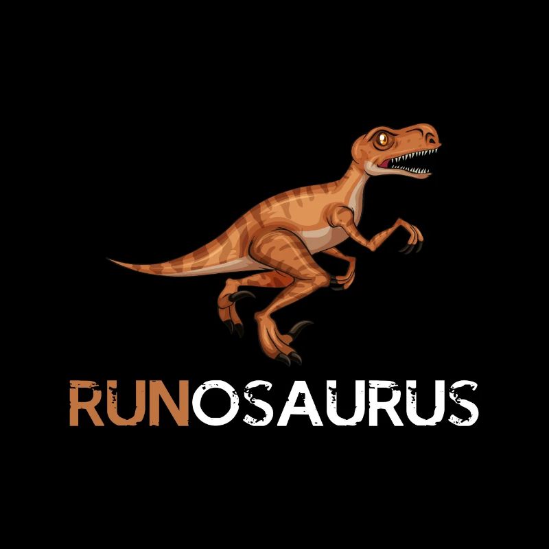 Running Dinosaur Gift Dino Drôle