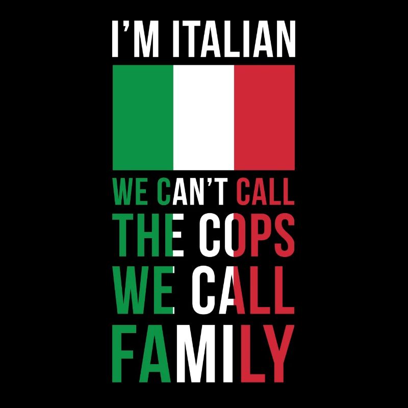 Drapeau Italie Drapeau Drôle Drapeau Mafia Dire Italienne