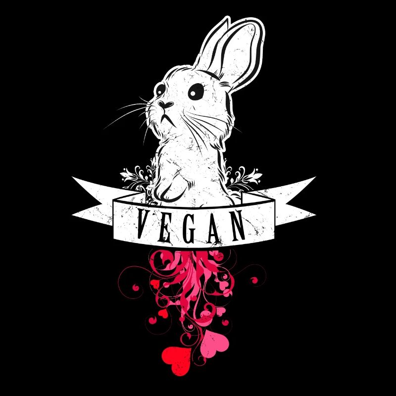 Vegan Bunny Rabbit Rabbit Rabbit Vegetarian