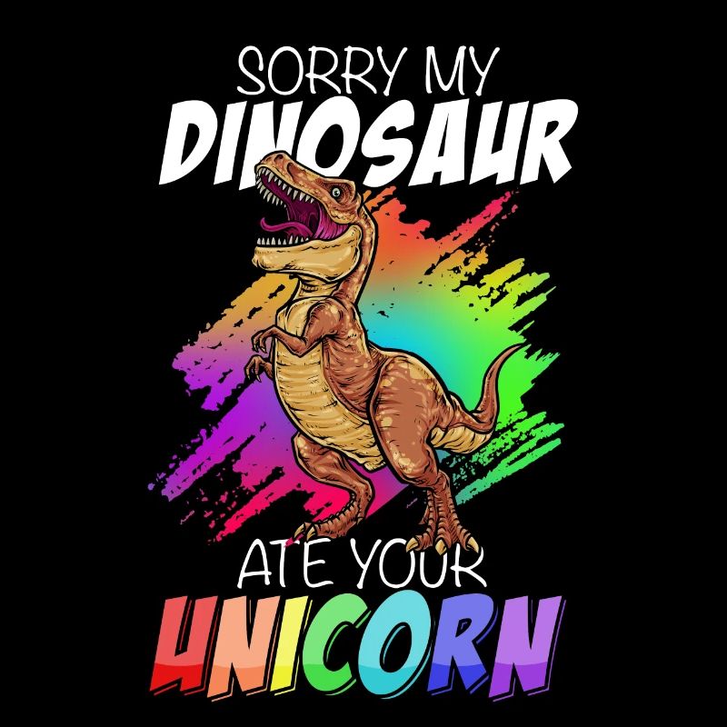 Lustiges TRex Einhorn-Dinosaurier-Einhorn
