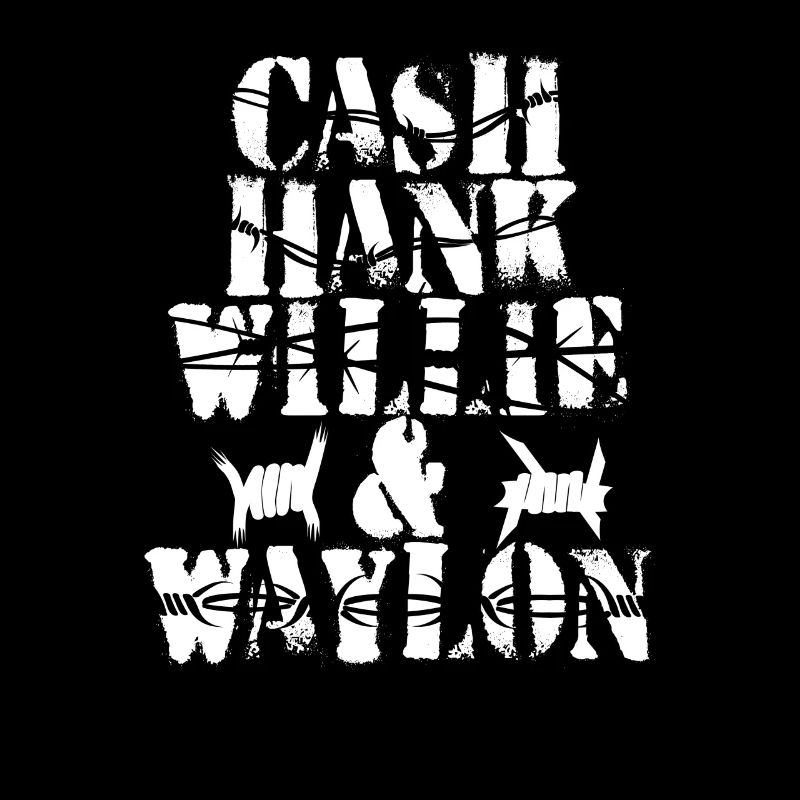 Cash hank Willie Waylon