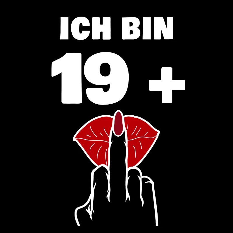 20. Geburtstag 19+1 Mittelfinger Jahre Geschenk
